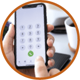 Anapa, Russia - October 3, 2019: Man hand holding iPhone 11 with call number on the screen. iPhone 11 was created and developed by the Apple inc.