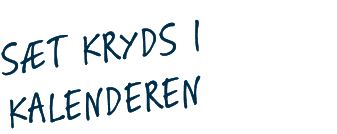 S t kryds i kalenderen 